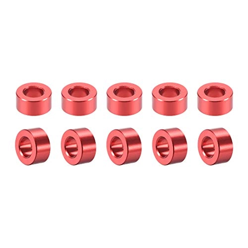 Round Aluminum Standoff Column Spacer - 3.1x6x3mm Red