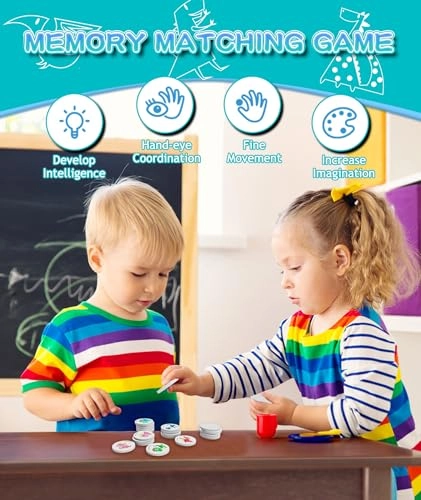 Wooden Match Memory Game - 36 months - 12 years 24 pieces