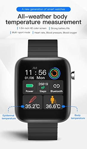Smart Watch - 1.54" 240*240 Heart Rate Blood Pressure IP67