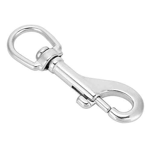 Wear-Resistant 316 Stainless Steel Diving Hook - 92mm Silver