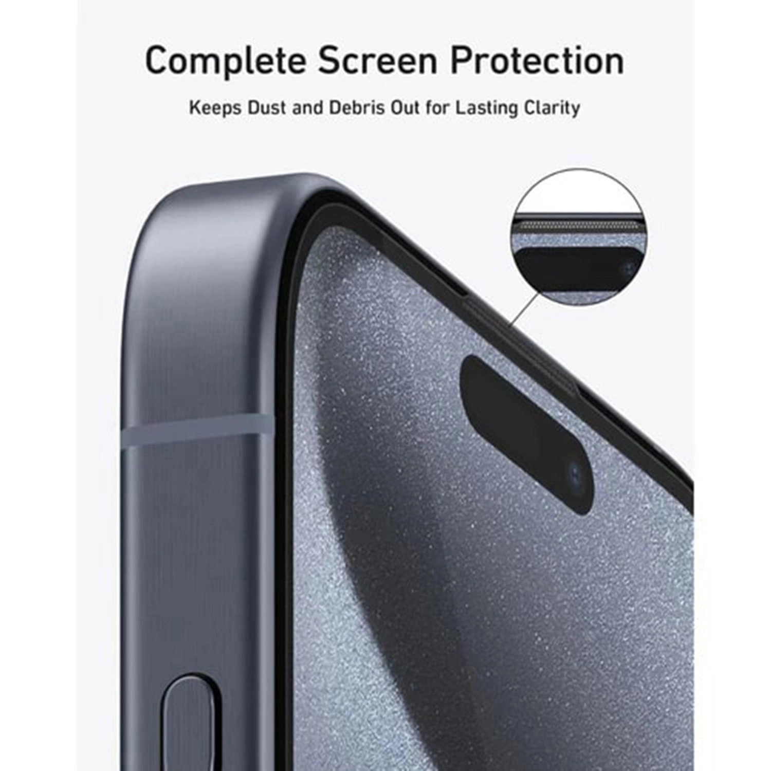 HD Glass Screen Protector for iPhone 16 Pro (2-Pack)