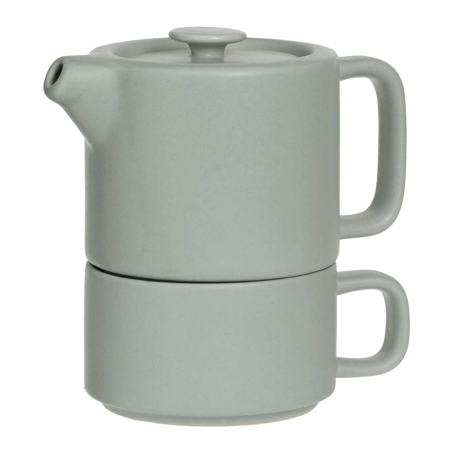 SG Earthenware Teapot Set - 800 milliliter