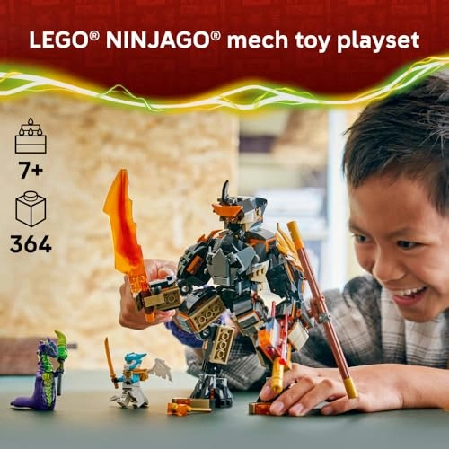 NINJAGO Cole's Mission Mech & Dragon Zane (71854)