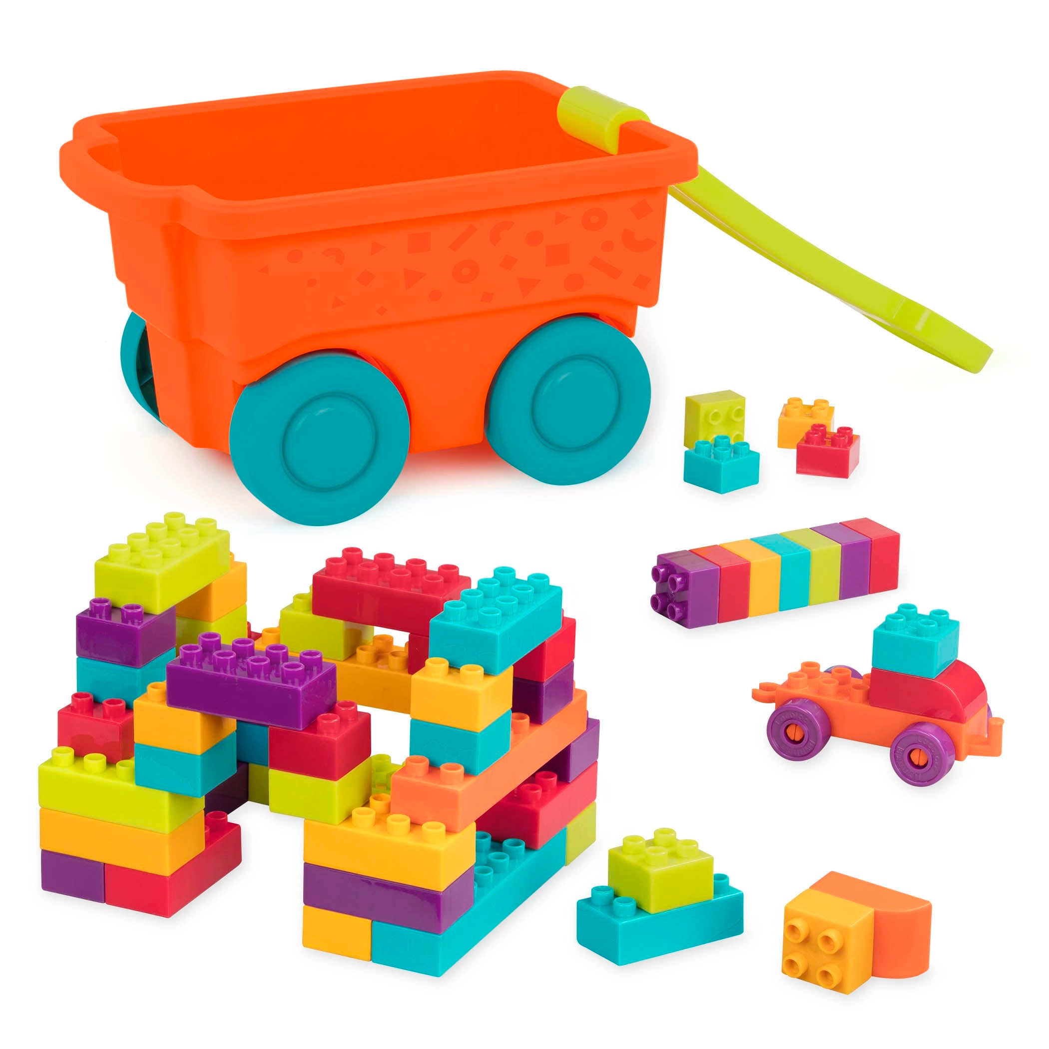 Battat Locbloc Wagon - 55 pcs