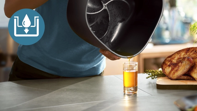 Up to 40% of excess fat drips away for healthier meals with full flavor ⁷