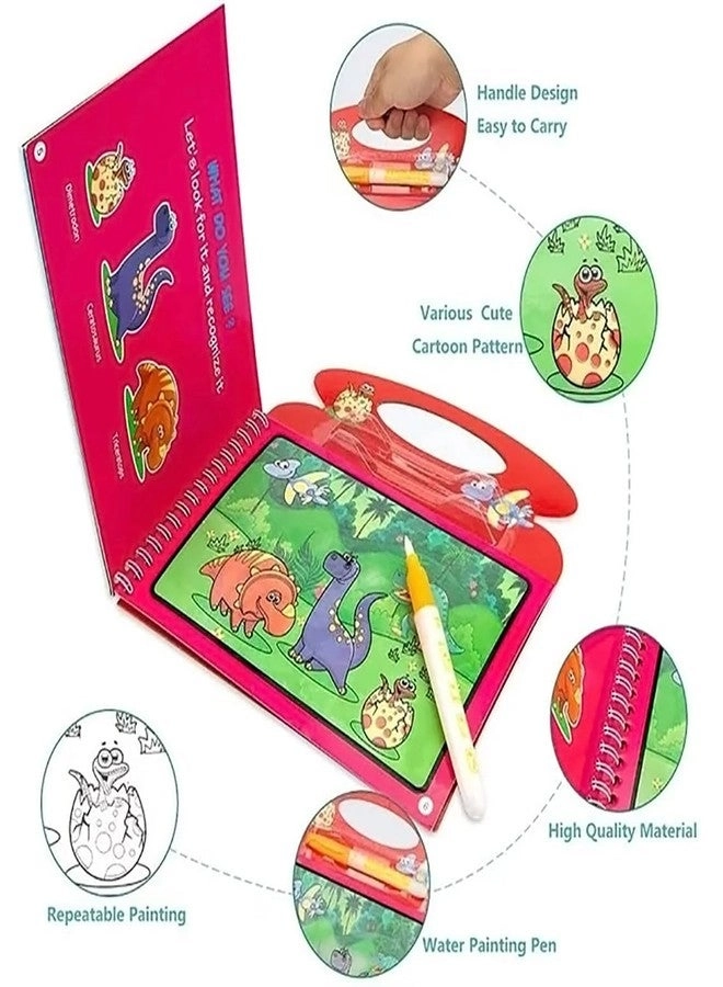 Water Magic Drawing Book - 15 Page Reusable Fruits Theme