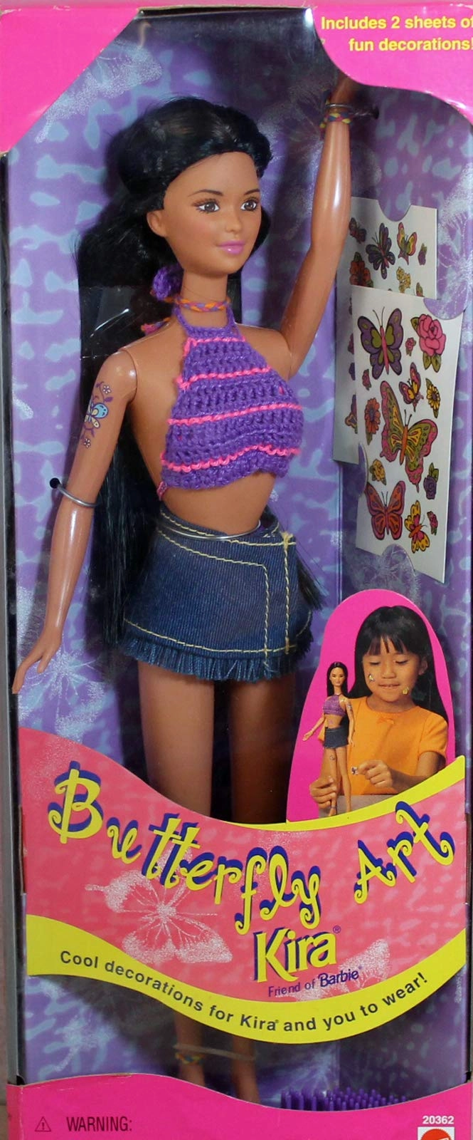 Mattel Kira Doll - 12 Inches Butterfly Art Ages 3+