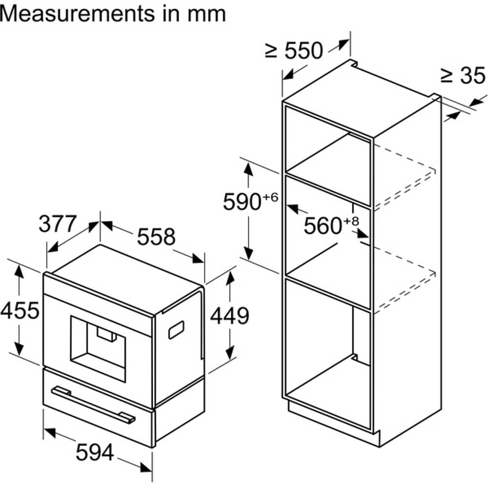 Built-in Coffee Machine CT718L1B0