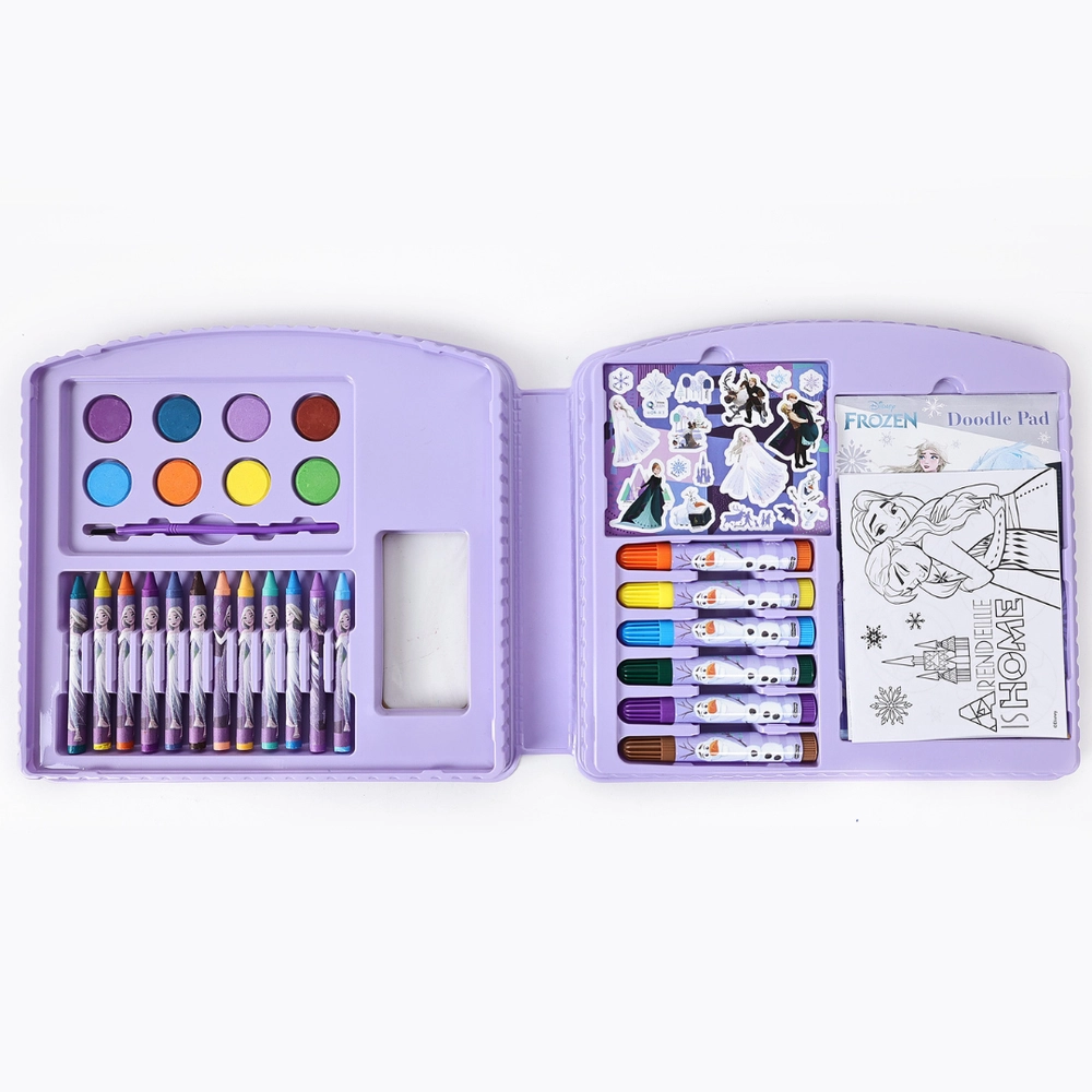 Frozen Creative Art Set - 50+pcs crayons markers watercolors
