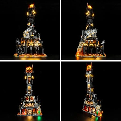 Light Kit for Lego-10333 Barad-dur - Compatible with Lego Icons Lord of the Rings Building Set