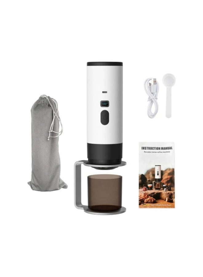 Portable Electric Espresso - Digital Display USB Rechargeable Cup Carry Bag