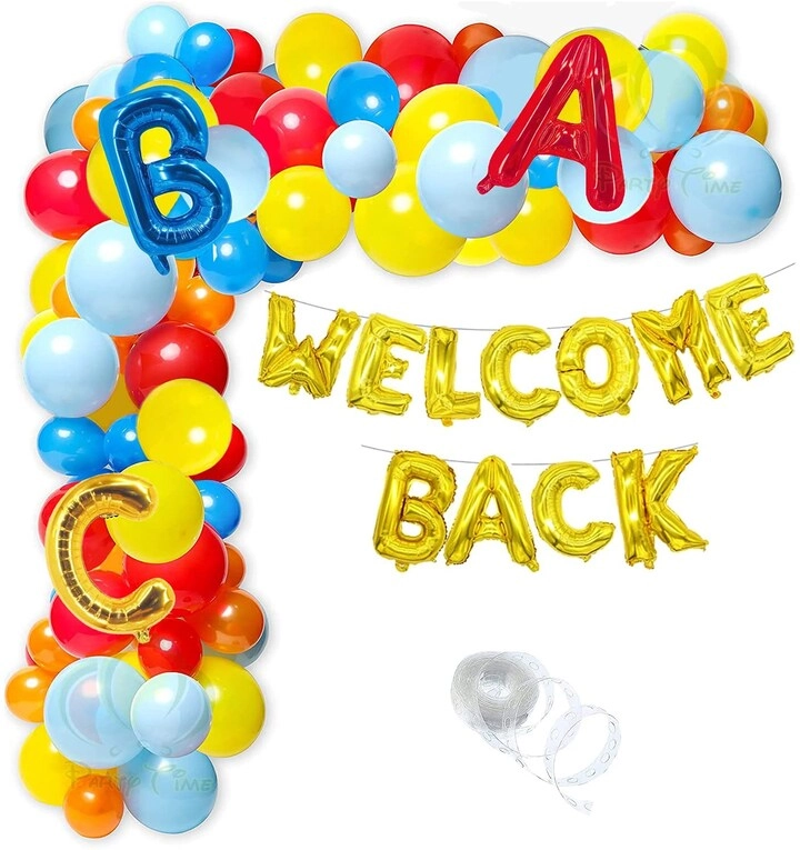 Party Time Trading LLC Back to School Balloon Garland Kit - 96 Pieces