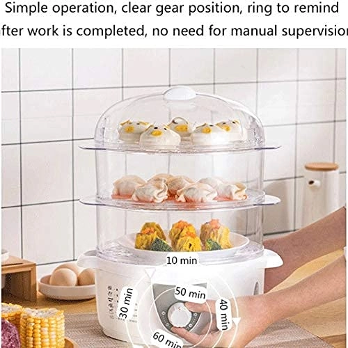 Household Electric Steamer - 3 layers (4 liters)