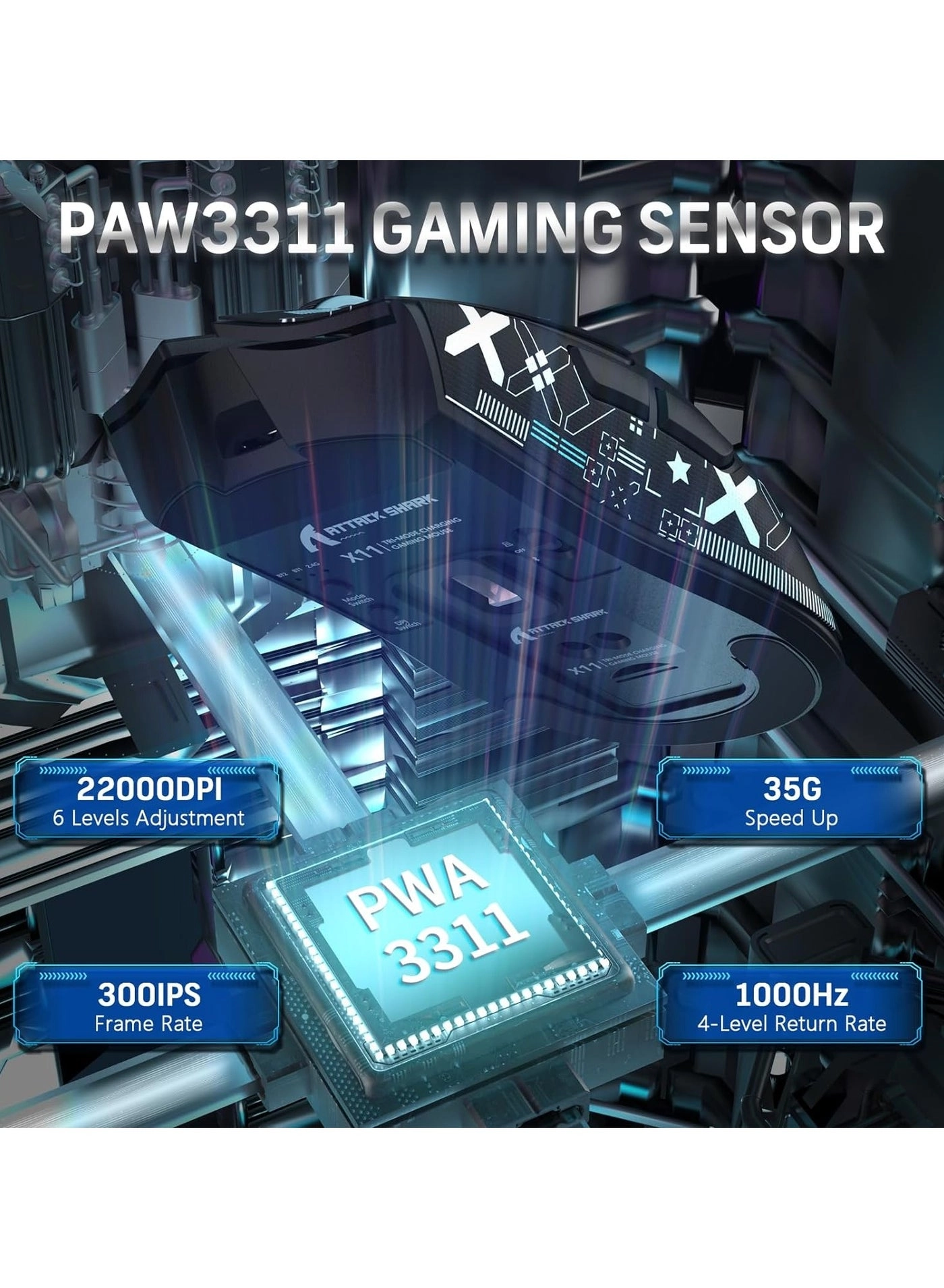 X11 Gaming Mouse - Wireless