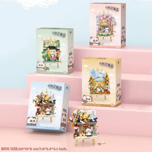 Panda 3D Painting Model - 650pcs