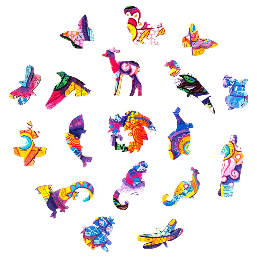 Fairy Bird Wooden Puzzle (4107390-BIRD_S) - 107 pcs