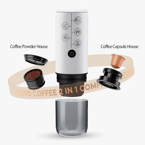 Coffee Machine - USB Charging Quick Heating 2600mAh