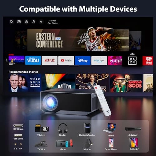 Mini Projector B0FQBYPRVM 18000 Lumens