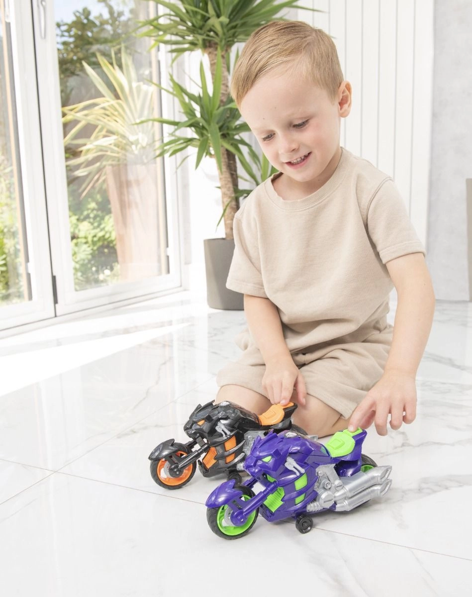 Monster Moverz Nightpanther - Motorbike Purple