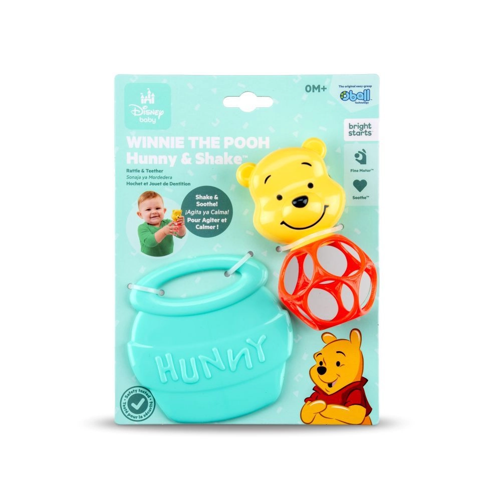Oball rattle + honey pot teether