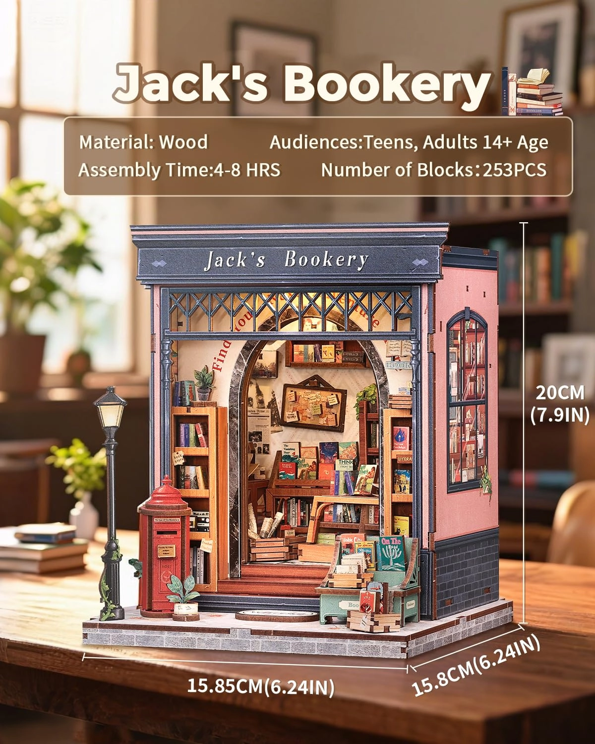 Book Nook Kit - Cooking Bookstore