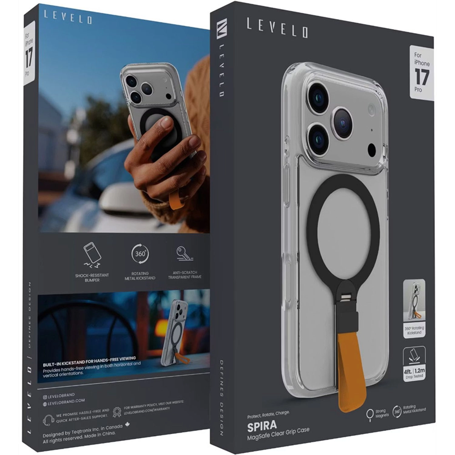 Spira Grip Case with MagSafe for iPhone 17 Pro