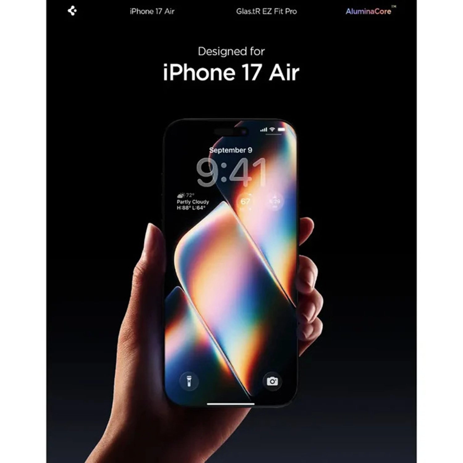 Clear Tempered Glass Screen Protector for iPhone 17 Air