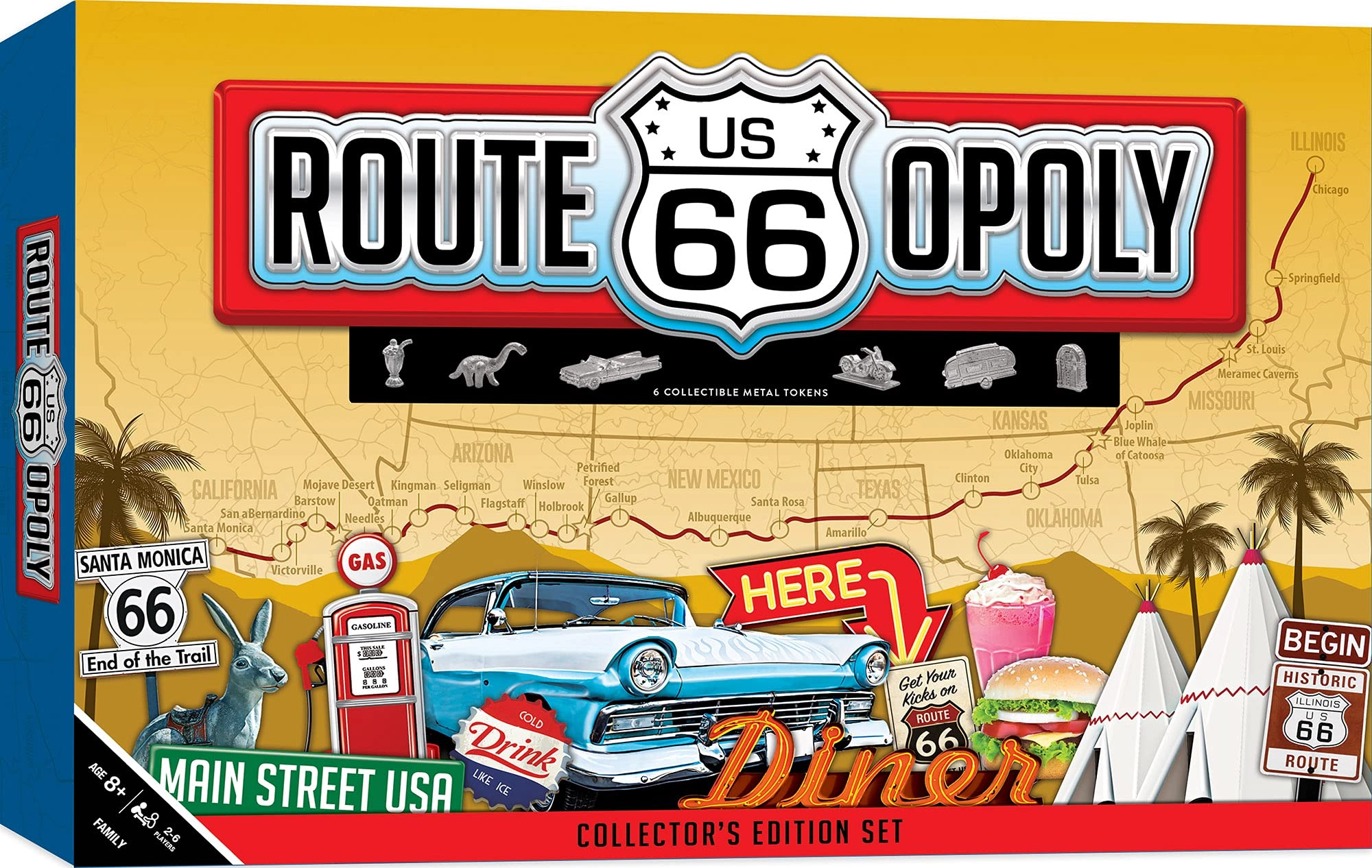 MasterPieces Opoly: Route 66