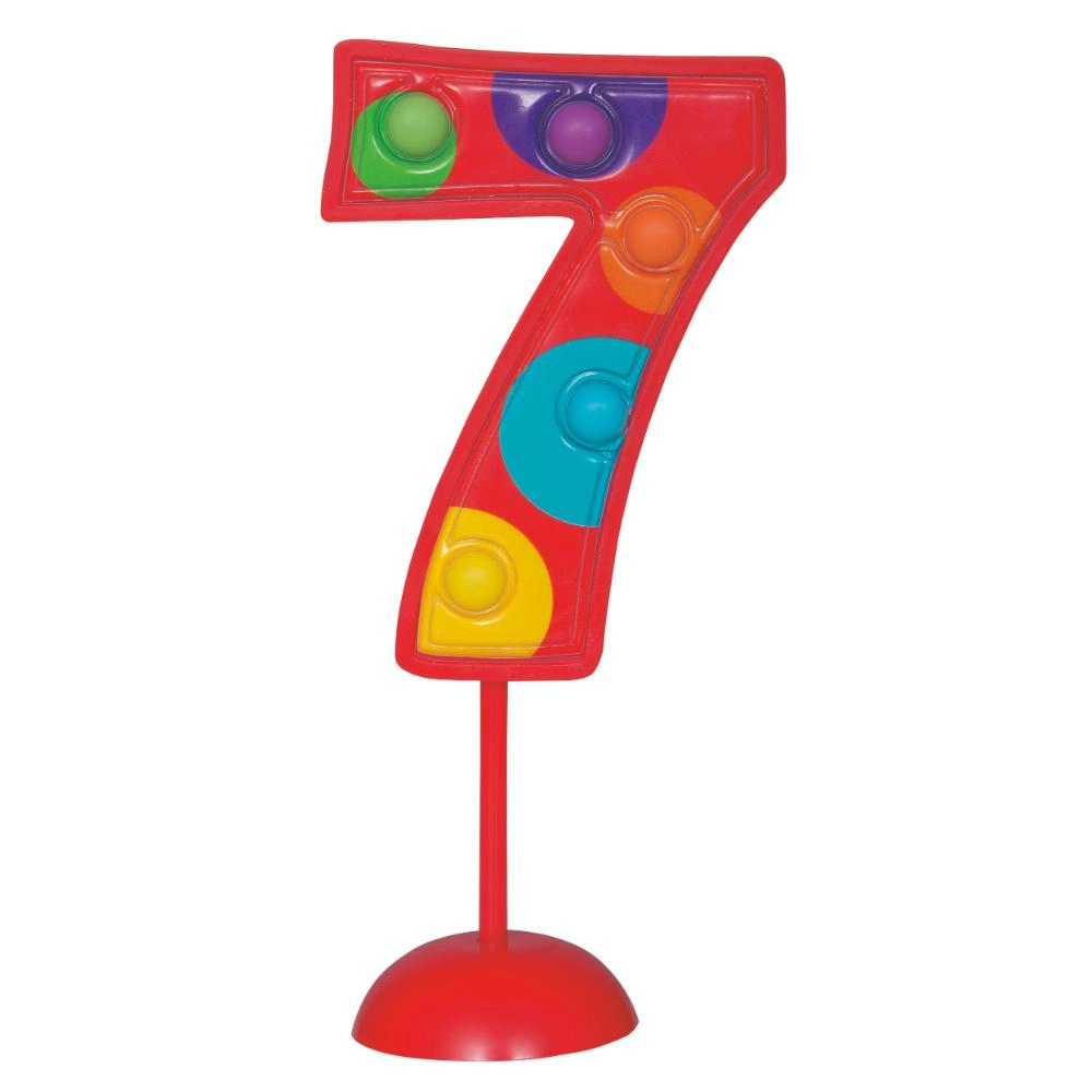 Party Zone Flashing Number Decoration Number 7 - 1pcs