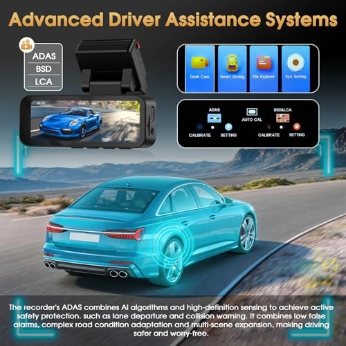 Dual Front and Rear Dashcam - 3840*2160 2K