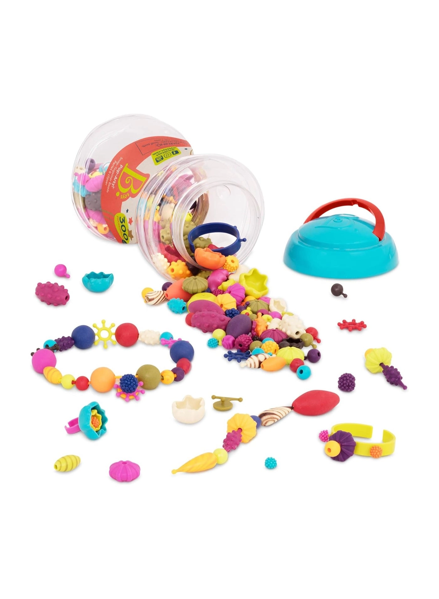 B. toys Pop Arty! - 300 Pieces Jewlery Making Kit