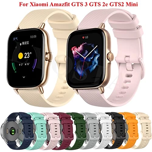 Watch Band for Xiaomi GTS/2e/GTS2 Mini/GTR 42mm - Silicone Army Green