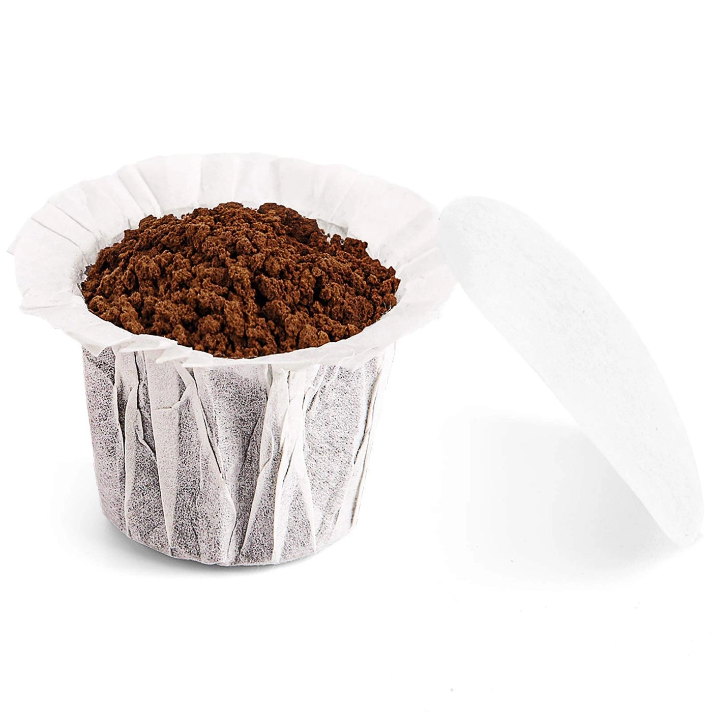 K Cup Coffee Paper Filters - With Lid 100