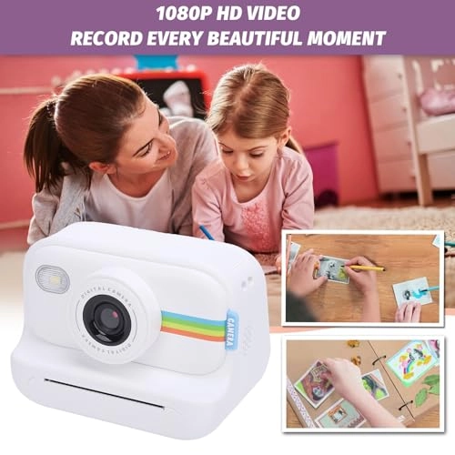 Instant Print Camera - 1080P 48MP