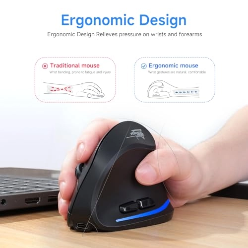 Ergonomic Vertical Mouse - USB