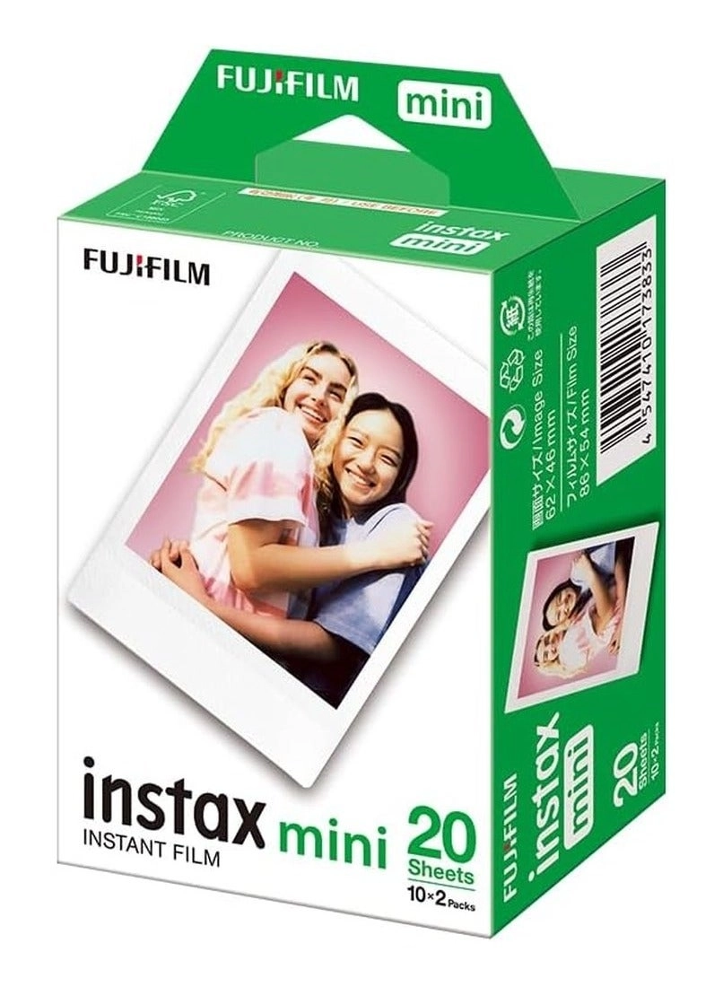 Instax Mini Instant Picture Film - 20 Sheets 46 x 62 mm
