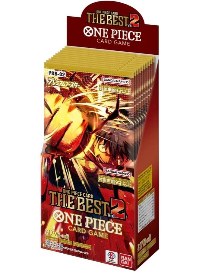 Premium Booster ONE PIECE CARD THE BEST Vol.2 PRB 02 - 10 Packs 10 Cards