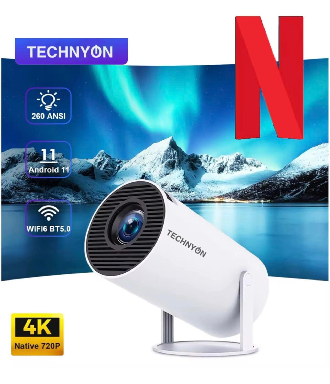 HY300 PRO+ 12000 Lumen 1280 x 720