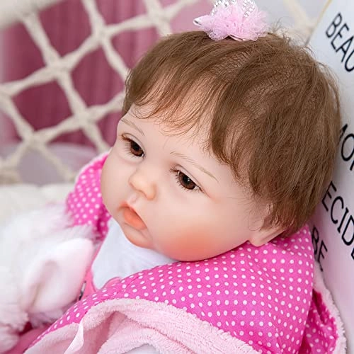 Reborn Baby Doll - 55cm 22" Vinyl Cotton Body