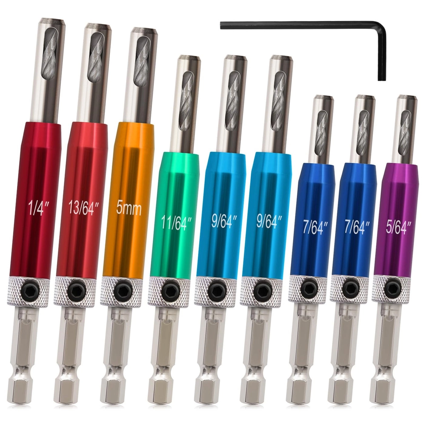 K Kwokker Self Centering Hinge Drill - Highspeed Steel 9 vix bit 5MM