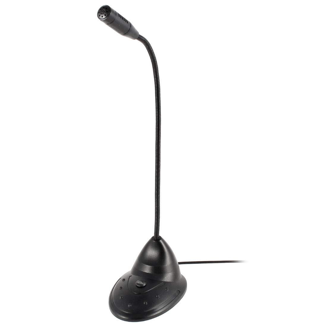 3.5mm Stereo Studio Speech Microphone Mic Stand Mount - Black Small