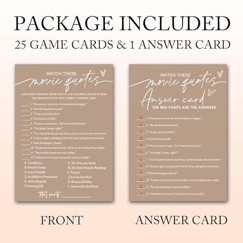 Match These Movie Quotes - Adult 25 piece(s)