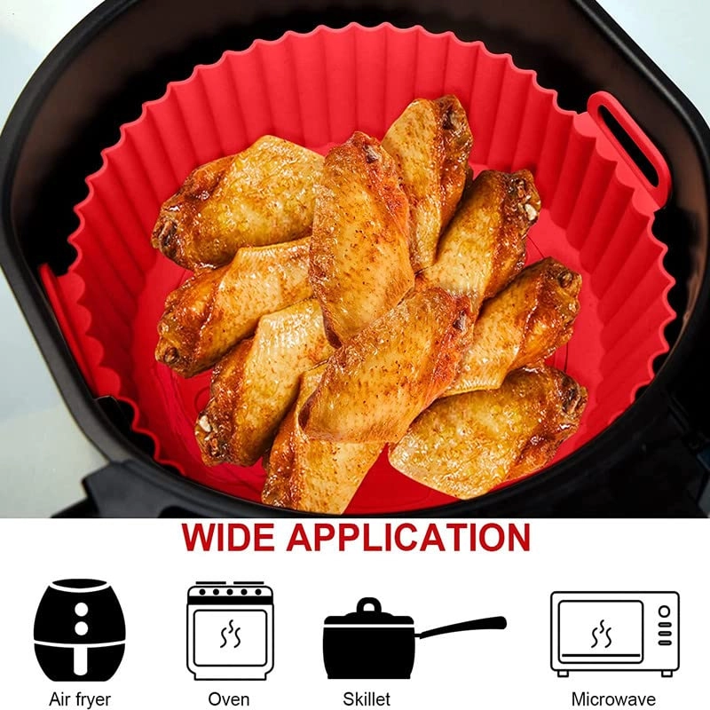 Air Fryer Silicone Pot - Silicone 2Pcs