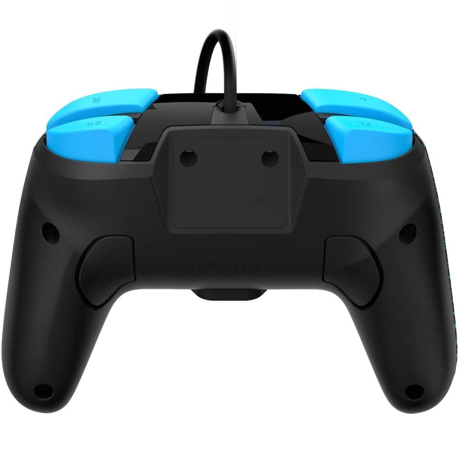 Nintendo Switch Sheikah Shoot Rematch Glow Wired Controller Black/Blue