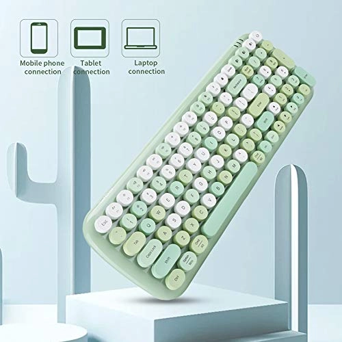 Retro Mechanical Typewriter Keyboard - Wireless