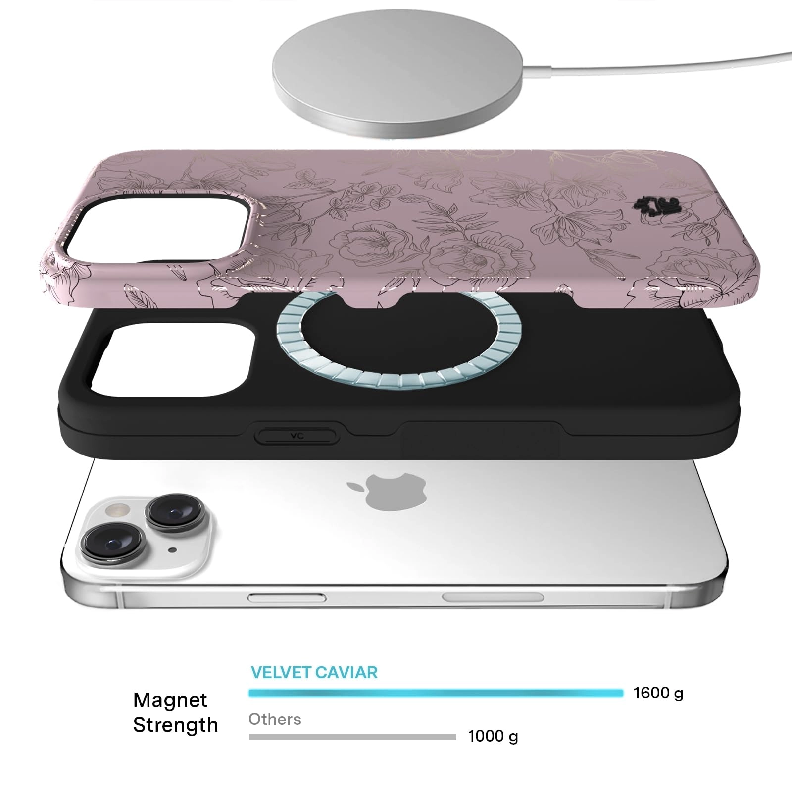 iPhone 15 Plus Case - Thermoplastic Polyurethane Basic Case with MagSafe for iPhone 15 Plus