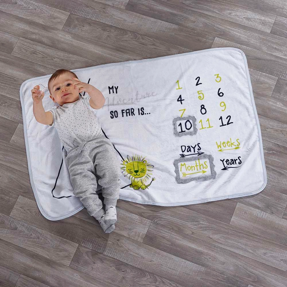 Safari Milestone Mat - Safari Suitable for 0 years and above