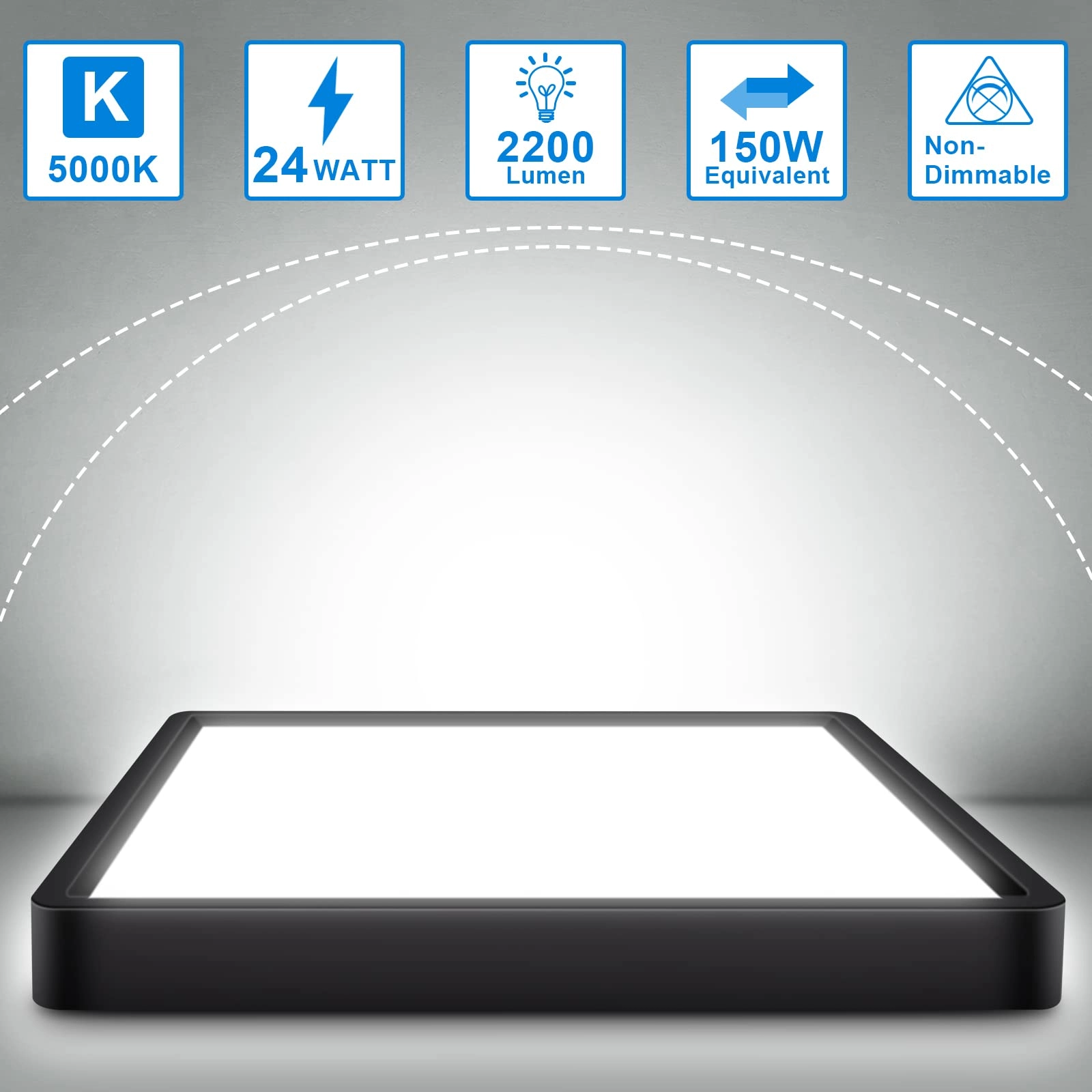 LED Ceiling Light - 5000K Daylight White