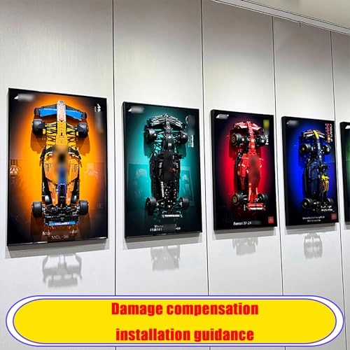 10317 Land Rover Defender Display Wall Plate - 80 x 50 cm With light A