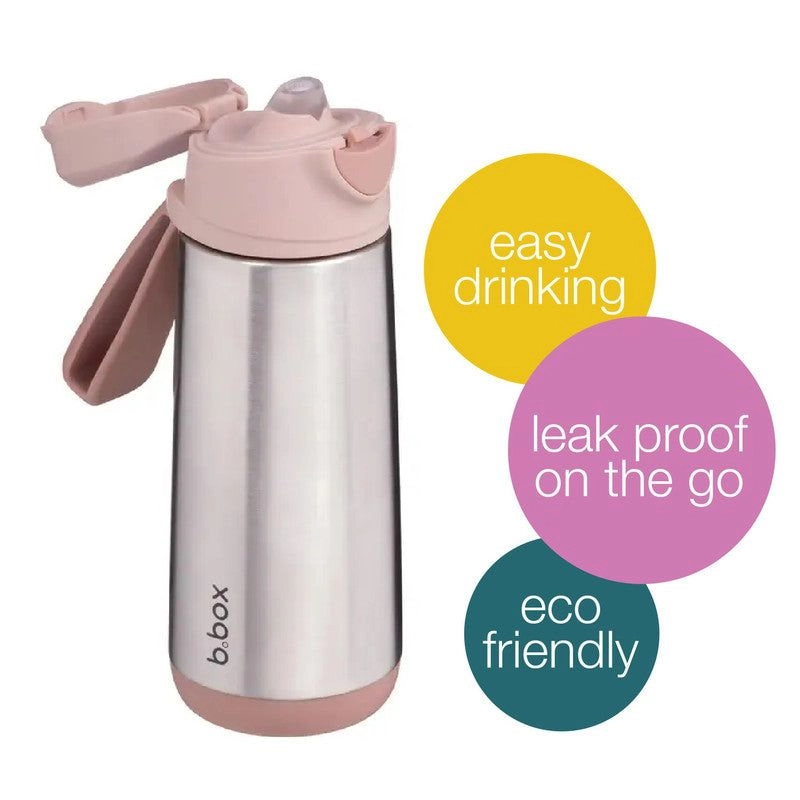 Double Wall Water Bottle - Push-button lid 350 ml